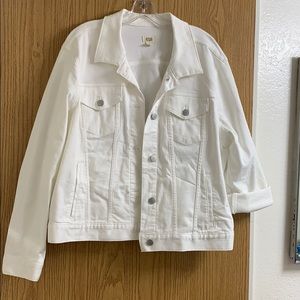 Never Worn Clean ANA White Denim Jacket